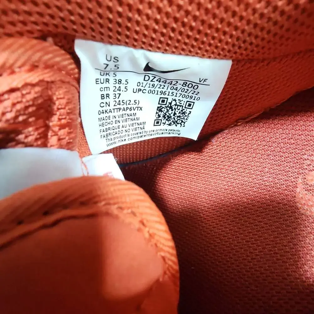 Nike Air Force 1 '07 Triple Mantra Orange Women Size 7.5